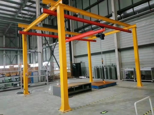 Потолок крана висячего моста OEM KBK установил свободное стоящее 3.2ton для рабочего места