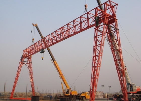 кран камня гранита мрамора двора товаров крана на козлах луча рамки 5T 10T 20T a одиночный