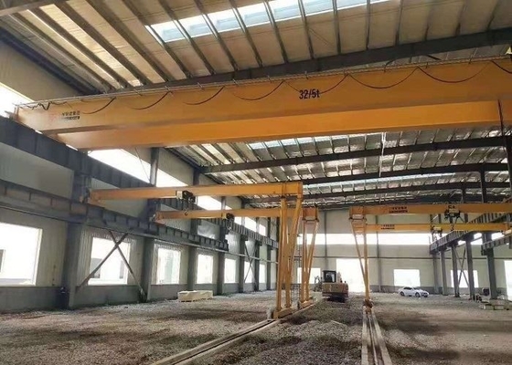 Кран небольшого прогона двойника размера 16ton надземный для конфигурации мастерской высокой