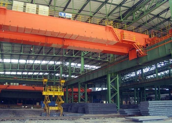 Кран электрического двойного луча пяди крана 7-35m EOT прогона двойника ISO CE надземный