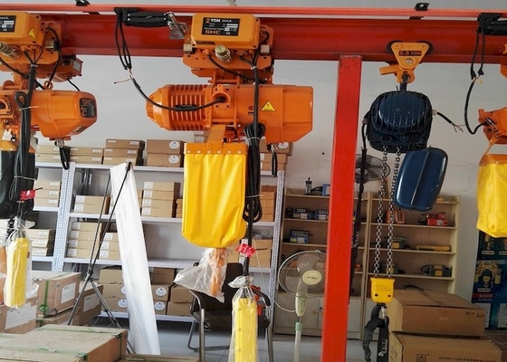 Блок ISO9001 500lb 1000lb электрический цепной с фиксированным подвесом крюка