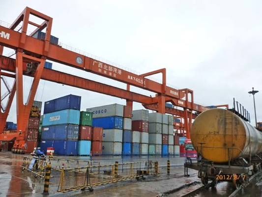 Гаван кран на козлах прогона двойника RMG для контейнера 40ft